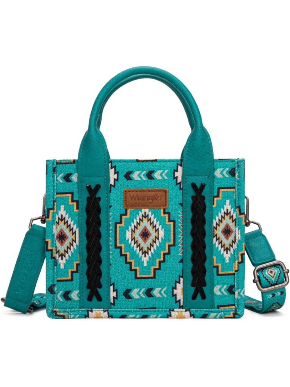 Boho Mini Aztec Tote Bag for Women | Small Top Handle Purse with Adjustable